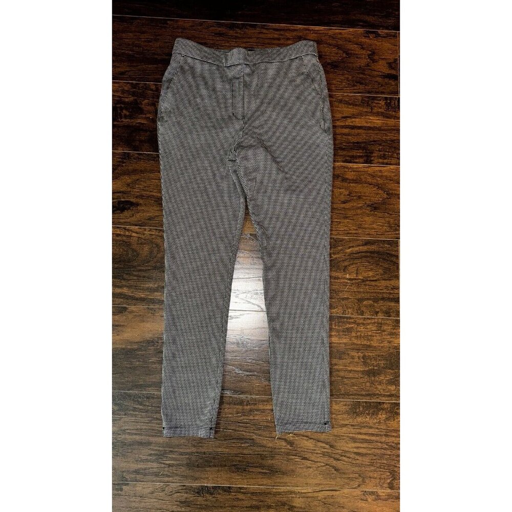 Express Black & White Houndstooth Cropped Pants - Picture 11 of 11